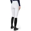 Equestrian Stockholm 'Jump Movement' Knee Patch Riding Tights in White