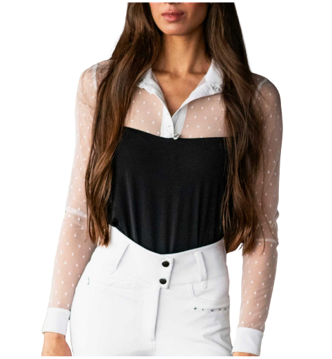 Dapplebay Shine On Show Shirt in Black/White
