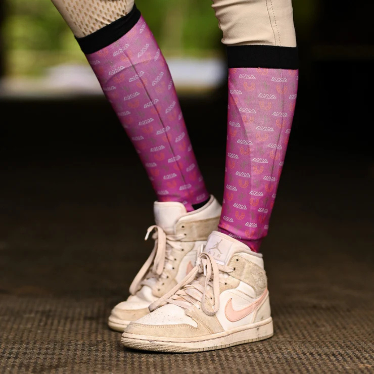 Dreamers &amp; Schemers Boot Socks in Desert Rose