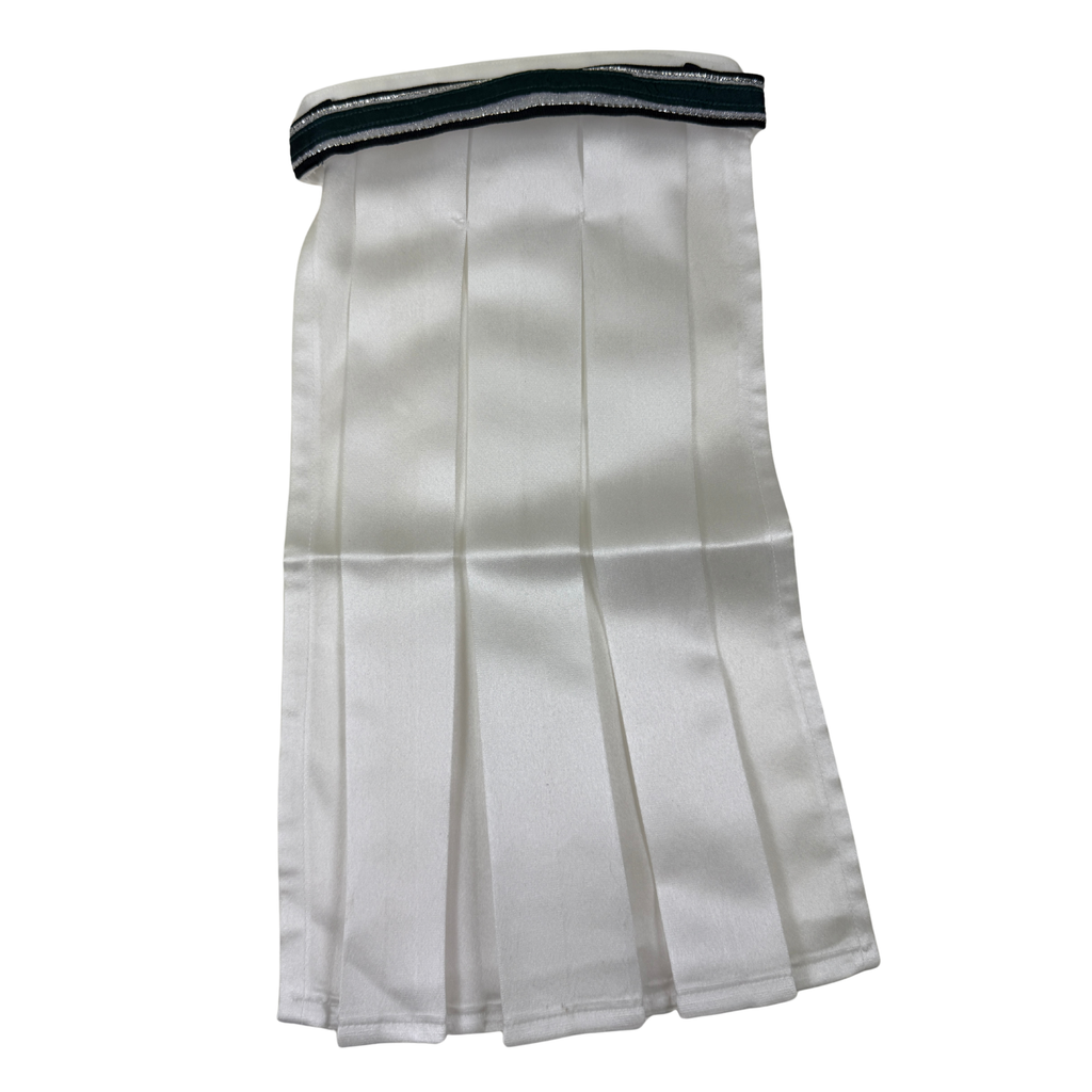 Dara James Designs Stock Tie in White/Green/Black