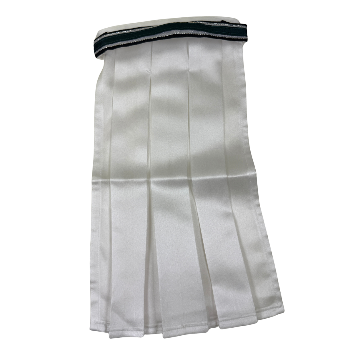 Dara James Designs Stock Tie in White/Green/Black
