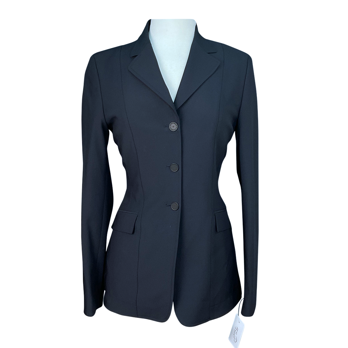 RJ Classics 'Nora' Grey Label Show Coat in Navy