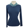 Callidae The Practice Shirt in Navy/Green Hash