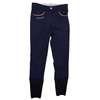 Harcour 'Jaltika'  Gold Edition Breeches in Navy/Rose Gold