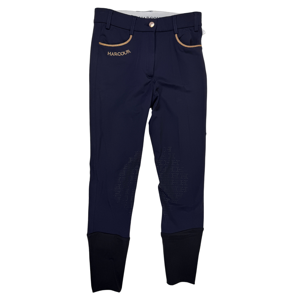 Harcour 'Jaltika'  Gold Edition Breeches in Navy/Rose Gold