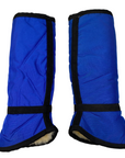 Inside of Courbette Fleece Shipping Boots in Blue