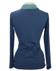 Callidae The Practice Shirt in Navy/Green Hash