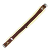Majestic Ally Mink Fleece Padded Girth in Brown