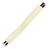 Majestic Ally Mink Fleece Padded Girth in Brown
