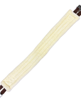 Majestic Ally Mink Fleece Padded Girth in Brown