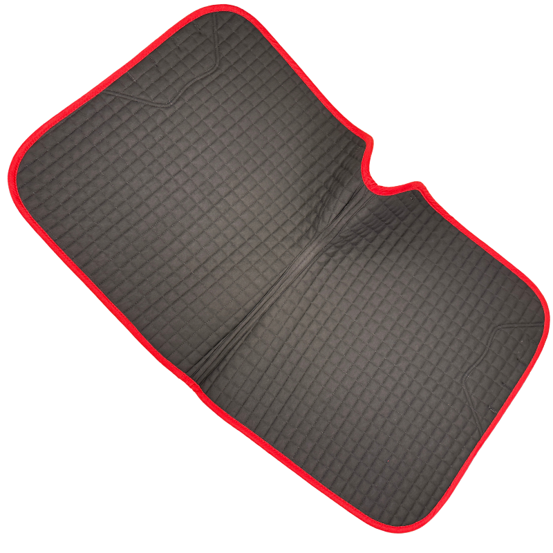 LeMieux Suede Dressage Pad in Chilli