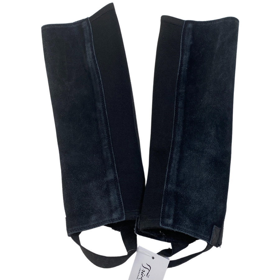 Inside of Ariat Scout Half Chaps in Black