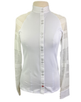 Levade Clothier 'Kate' Show Shirt in White - Women's Medium