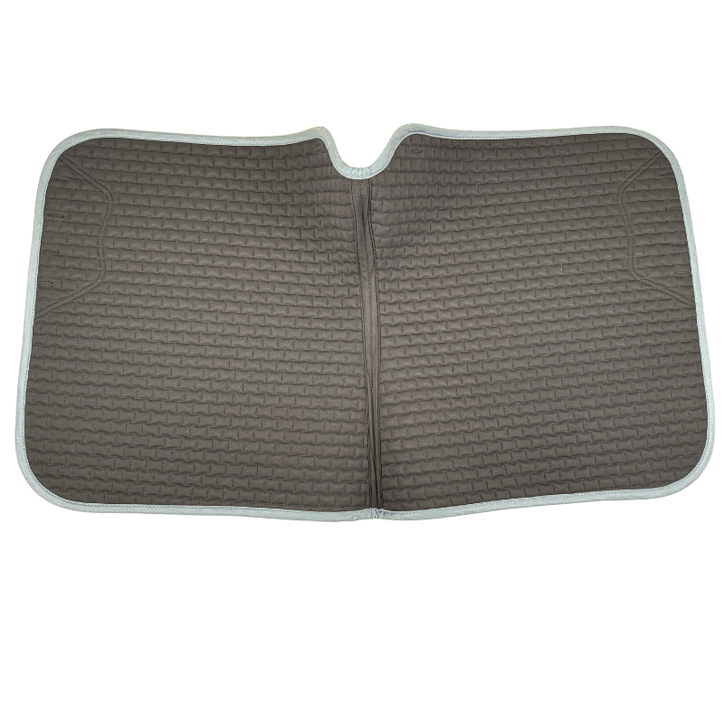 LeMieux Suede Dressage Pad in Glacier Blue - Large