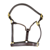 Walsh Triple Stitch British Leather Halter in Brown