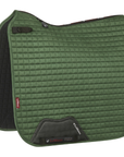 LeMieux Suede Dressage Pad in Hunter Green