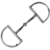 Centaur Large King Dee Snaffle Bit in Stainless Steel - 4.75"