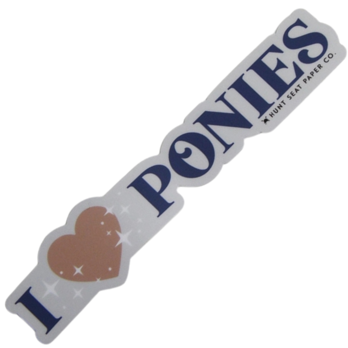 Hunt Seat Paper Co. 'I <3 Ponies' Sticker