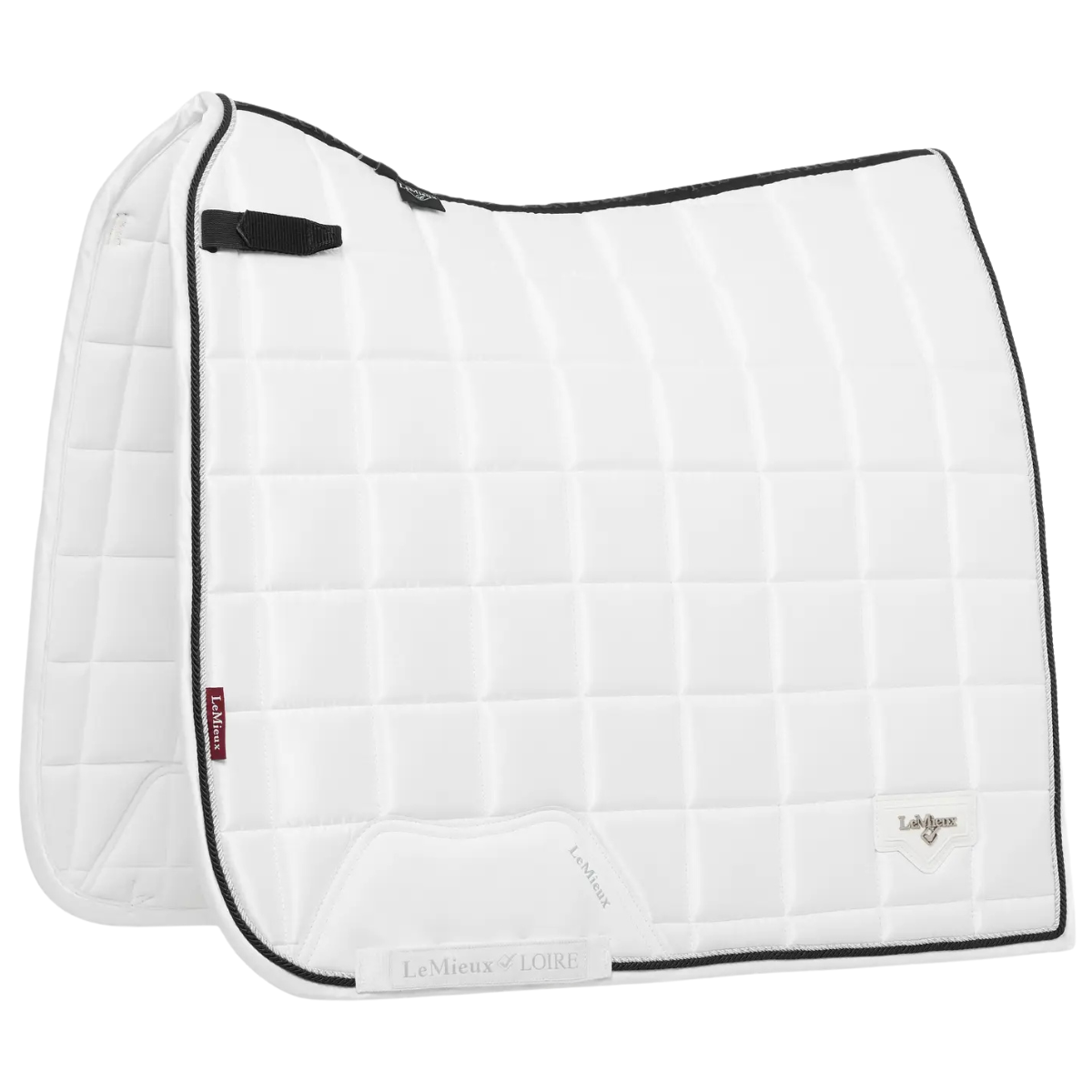 LeMieux Loire Dressage Pad in White/Black