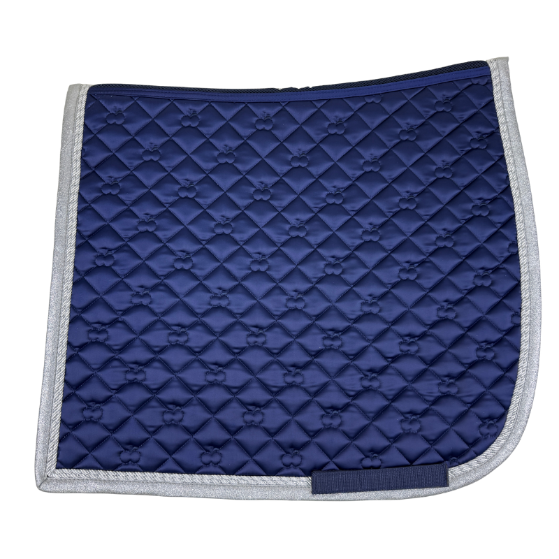 Dapplebay Sport Satin Dressage Saddle Pad in Midnight Blue