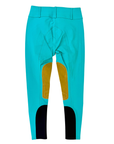 Tailored Sportsman Kids 'Trophy Hunter' Boot Sock Breeches in Malachite/Tan