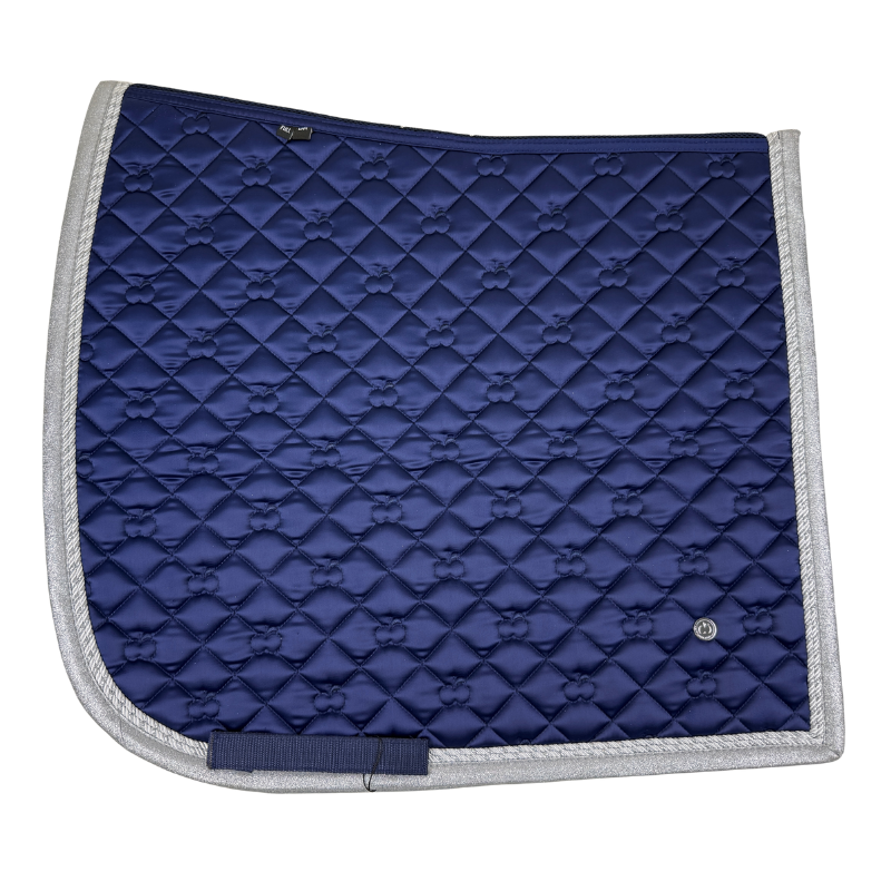 Dapplebay Sport Satin Dressage Saddle Pad in Midnight Blue