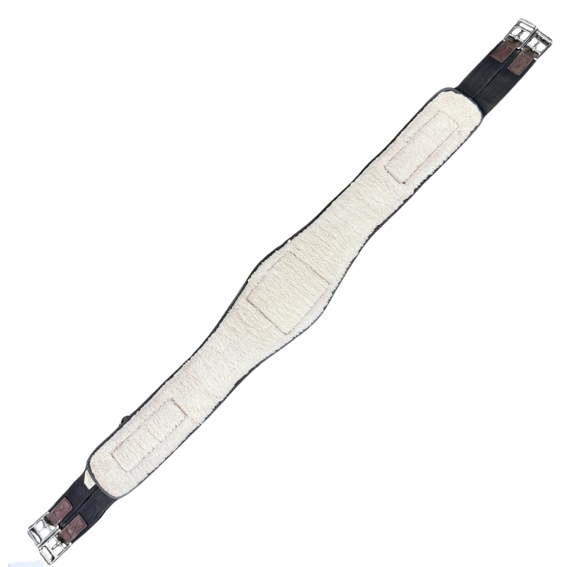 Equifit Essential Schooling Girth w/ Sheepswool in Brown
