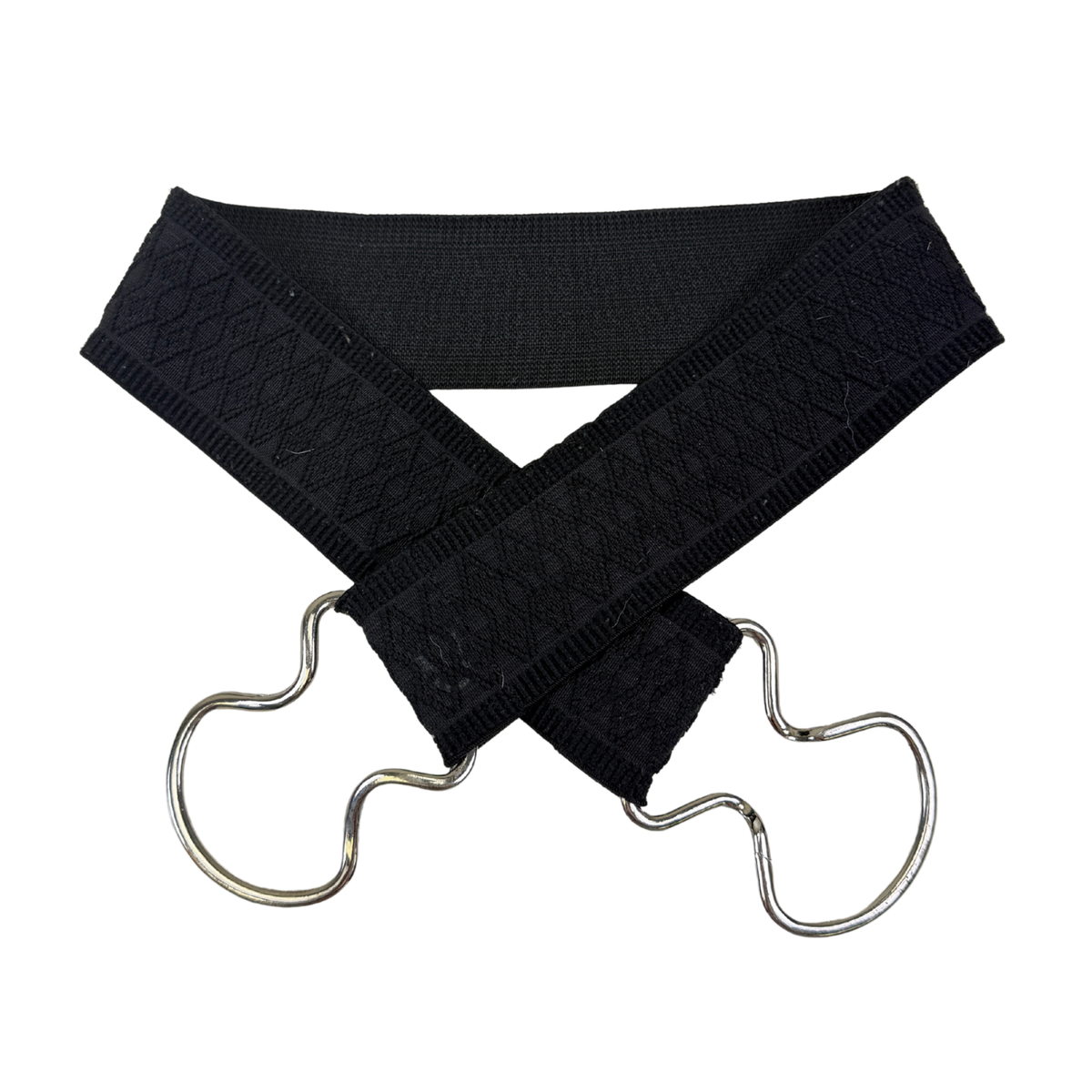 Ruespari Clasp Stretch Belt in Black - S/M