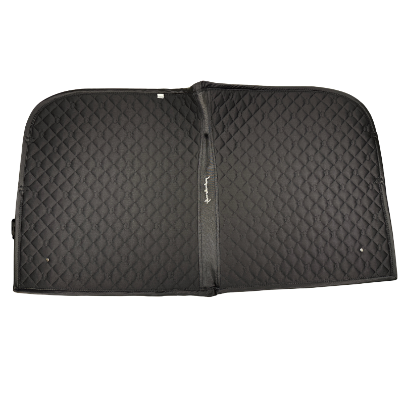 Dapplebay Sport Satin Dressage Saddle Pad in Black