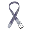 Fresco Golf 'Stretch' Belt in White/Purple
