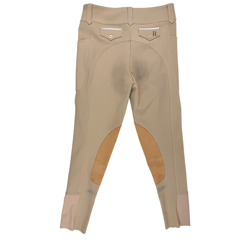 Free Ride Equestrian 'Pro' Knee Patch Breeches in Tan