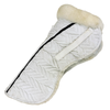 Fleeceworks FXK Half Pad w/ Plain Edge in White