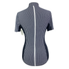 Goode Rider Ideal Short Sleeve Top in Black/White Stripes