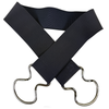 Ruespari Clasp Stretch Belt in Grey 
