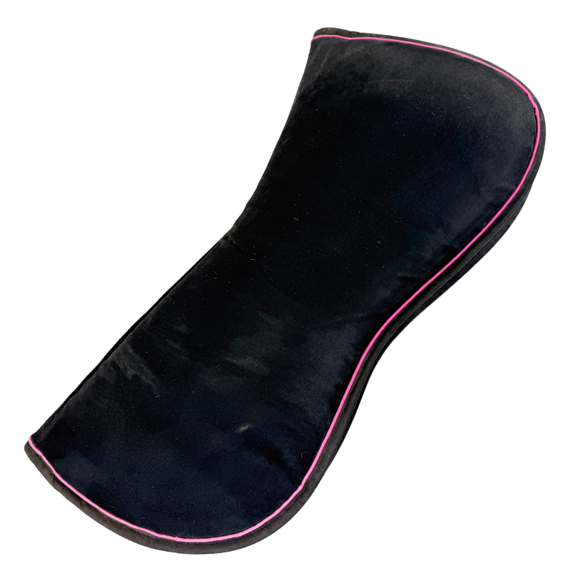 Ogilvy Jump Memory Foam Half Pad in Black/Pink