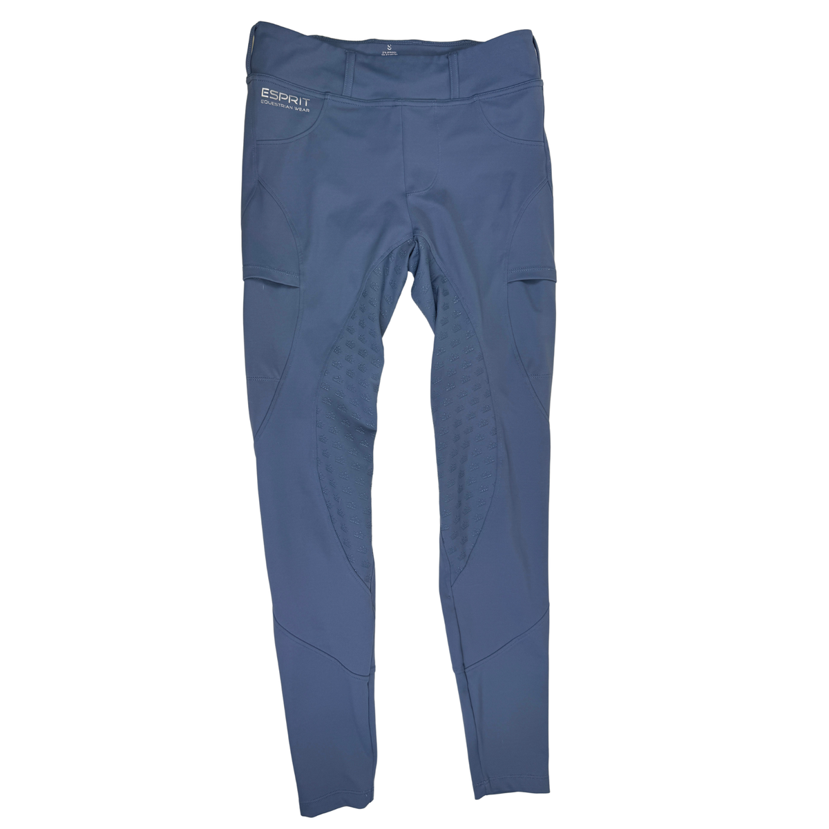 Esprit Equestrian 'Pro' Riding Tights in Steel Blue