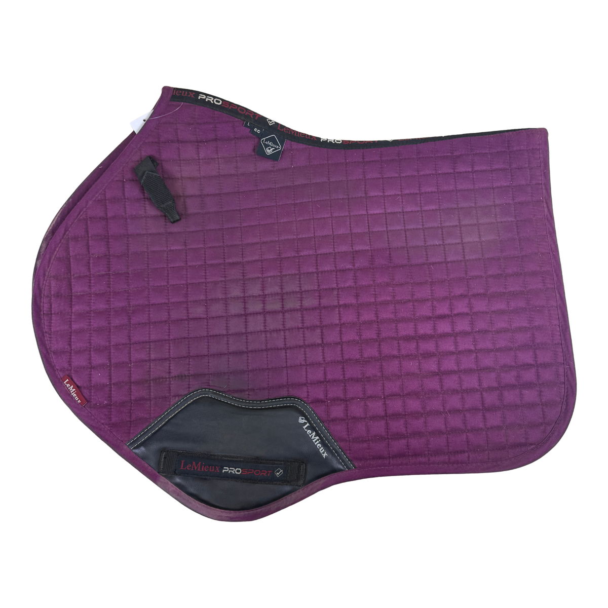 LeMieux Suede Close Contact Pad in Plum