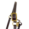 Walsh Triple Stitch British Leather Halter in Brown