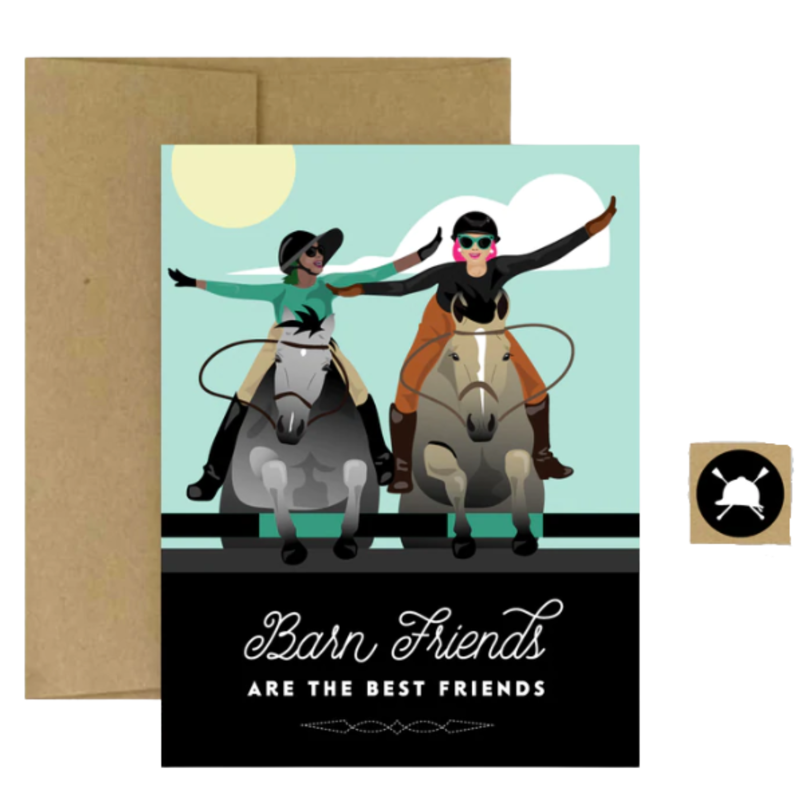 Hunt Seat Paper Co. 'Barn Friends' Card