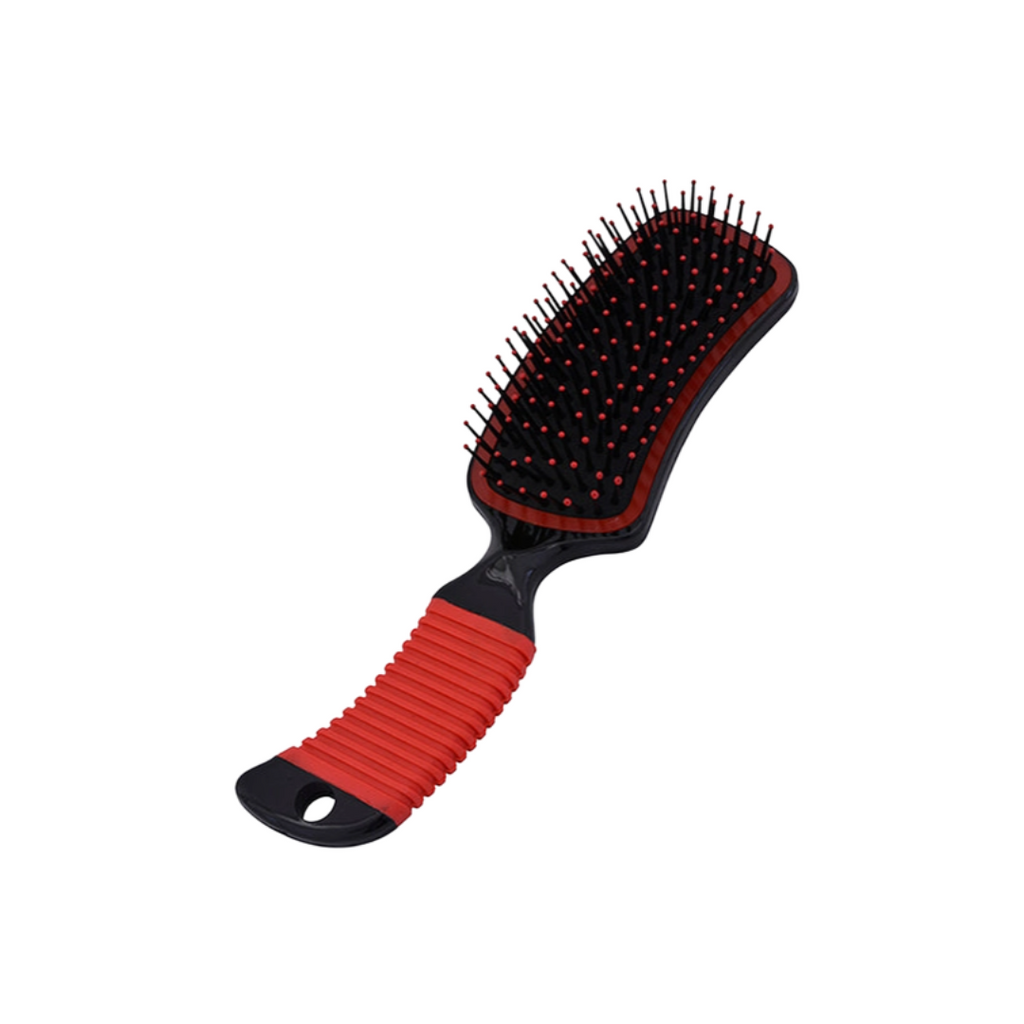 The Epic Animal Mane & Tail Brush w/ Rubber Grip in Red