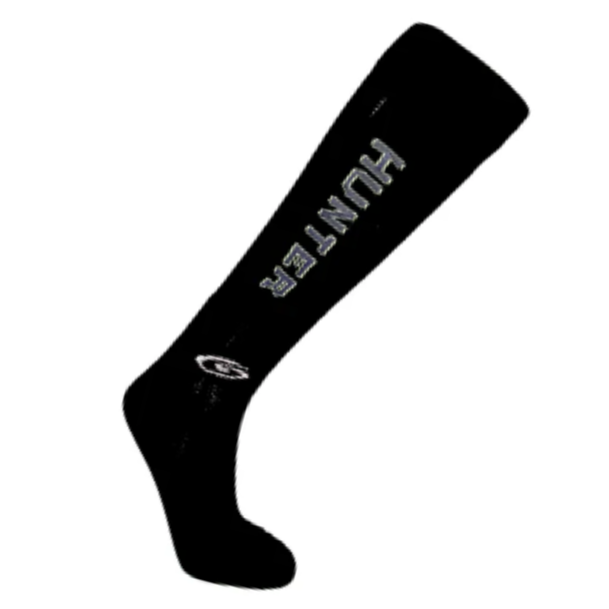 Foot Huggies &quot;Made for Riders&quot;  HUNTER Socks in Black/Grey