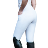 Equestrian Stockholm 'Dressage Movement' Riding Tights in White