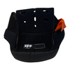 KEP Italia® Cromo Round Fit Helmet Liner in Black