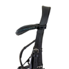 Halter Ego Patent Flash Snaffle Bridle in Black/Croc