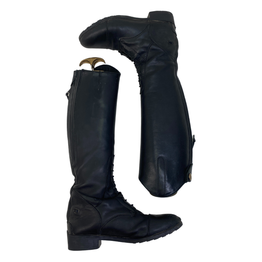 Opposite side of Mountain Horse Venice Field Boot Jr. in Black