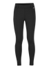 Black riding pants on a white background