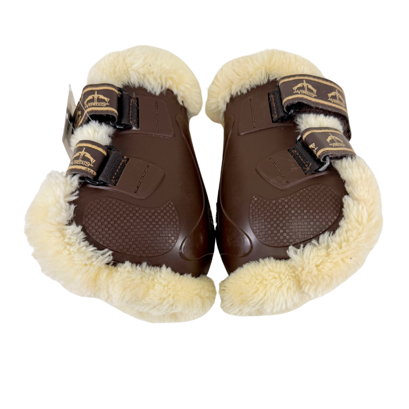 Veredus Pro Jump Velcro Back Boots in Brown