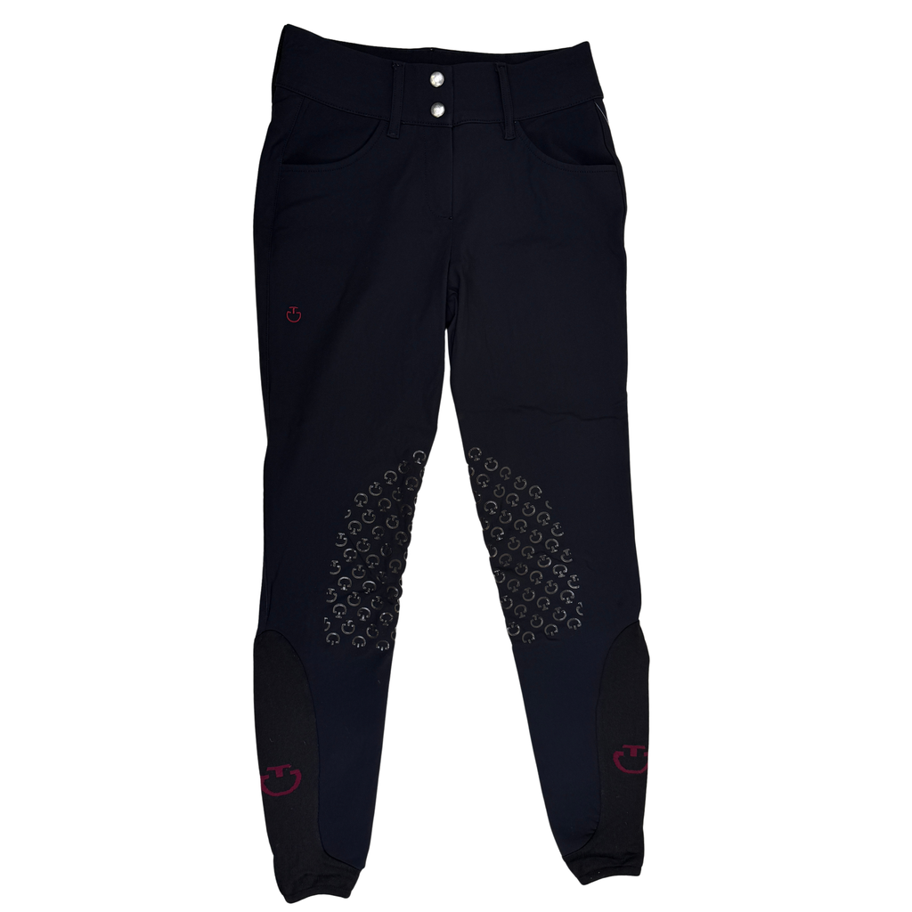 Cavalleria Toscana Logo Grip Breeches in Black