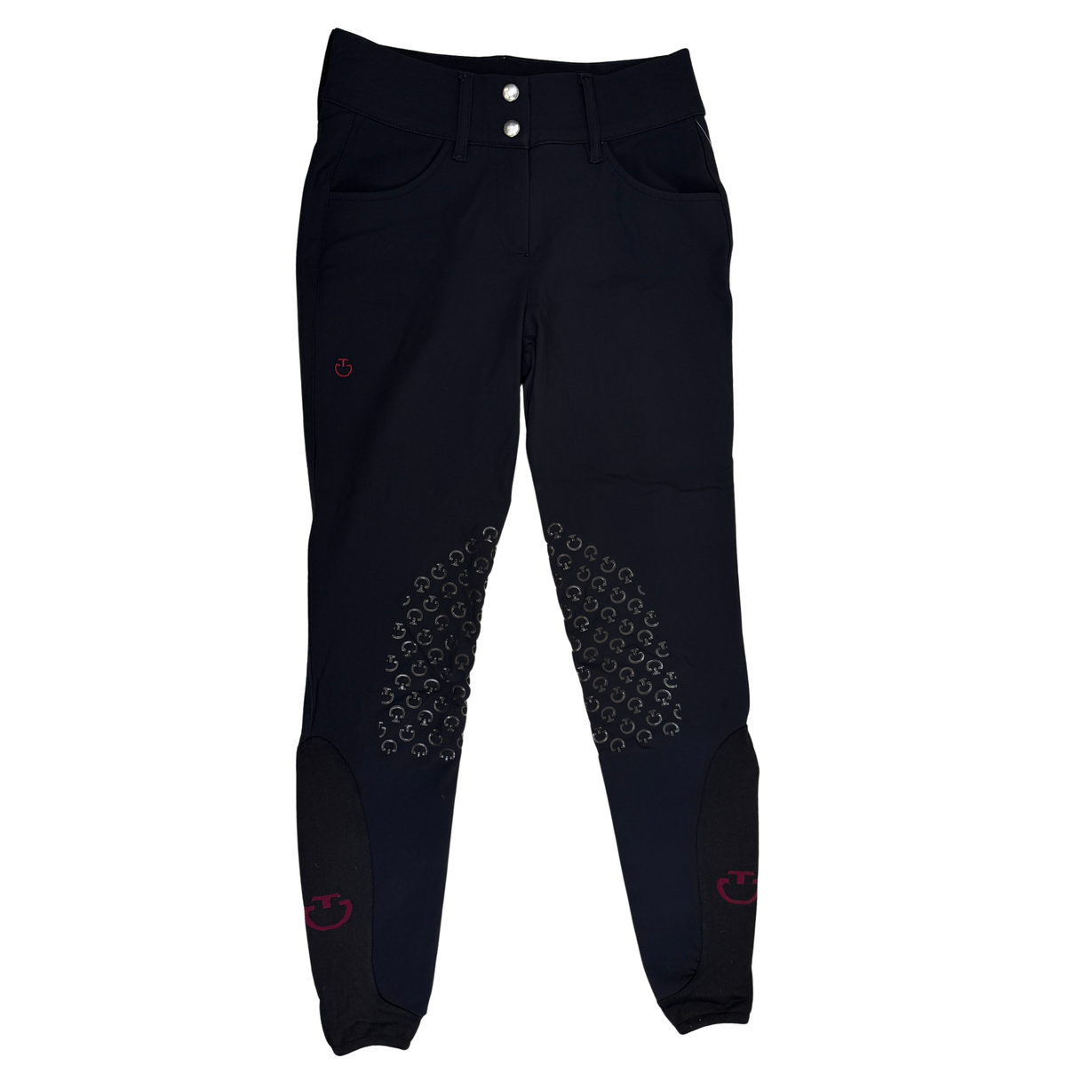 Cavalleria Toscana Logo Grip Breeches in Black