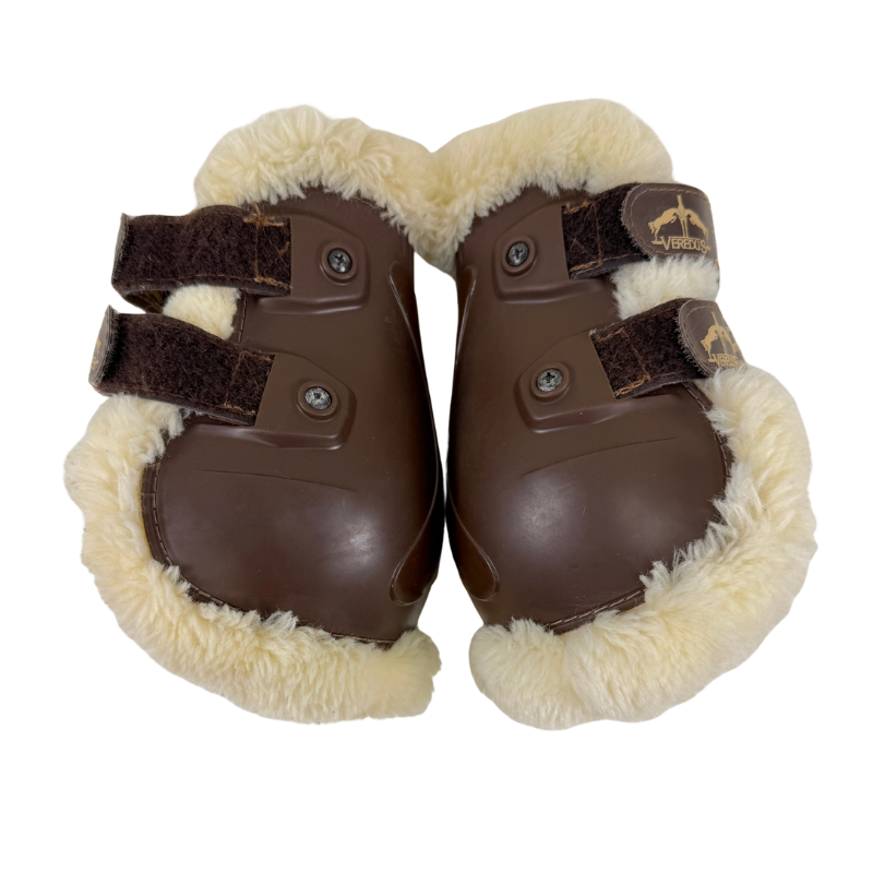 Veredus Pro Jump Velcro Back Boots in Brown